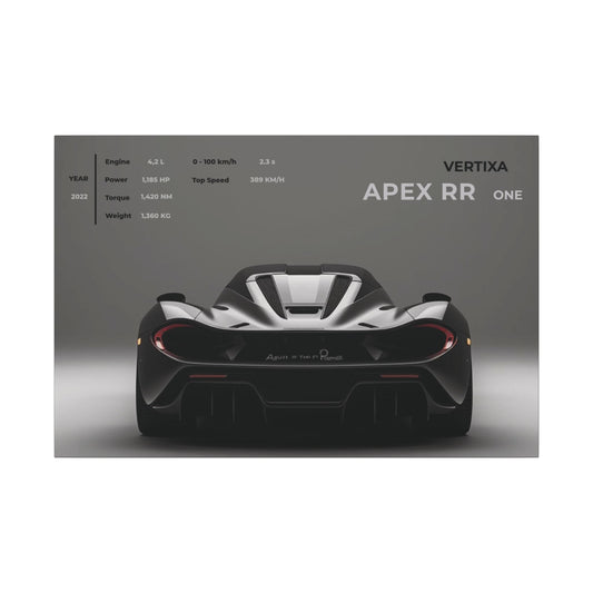Greyline Supercar Rear View Canvas – Apex RR One (Horizontal)
