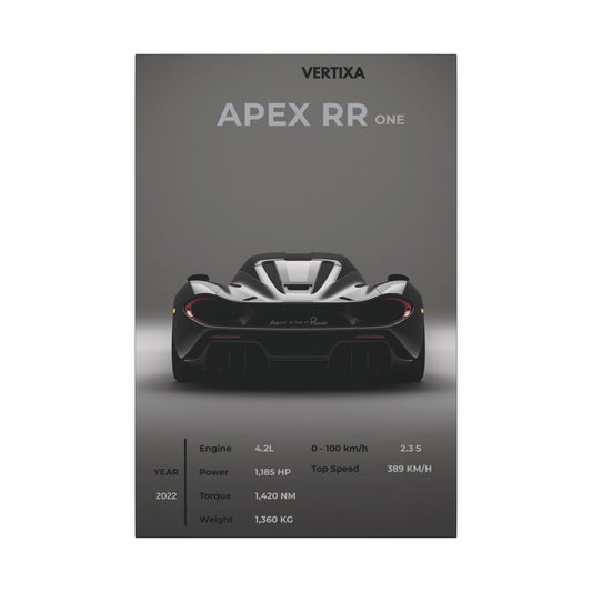 Greyline Supercar Rear View Canvas – Apex RR One