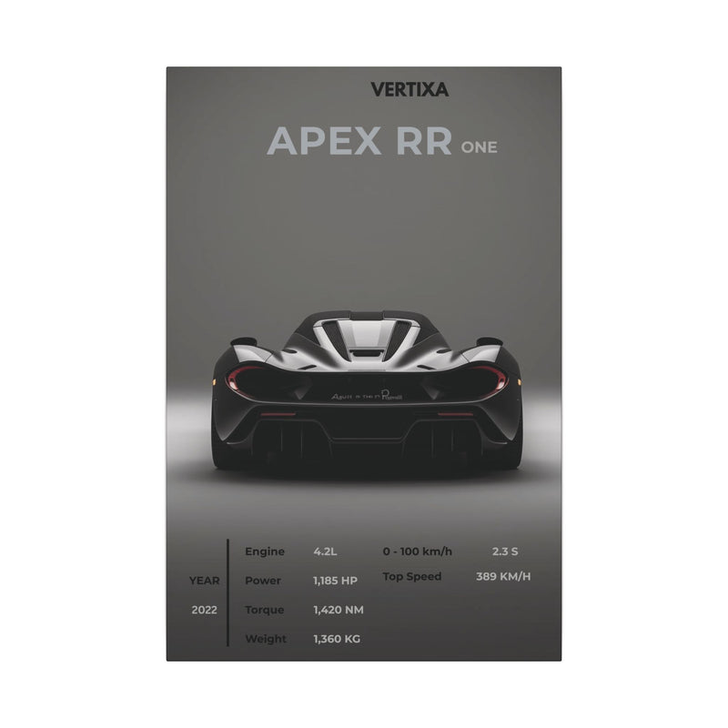 Greyline Supercar Rear View Canvas – Apex RR One