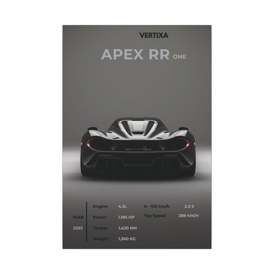 Greyline Supercar Rear View Canvas – Apex RR One