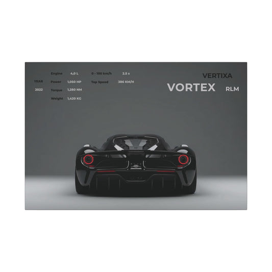 Greyline Supercar Rear View Canvas – Vortex RLM (Horizontal)