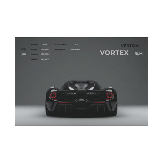Greyline Supercar Rear View Canvas – Vortex RLM (Horizontal)